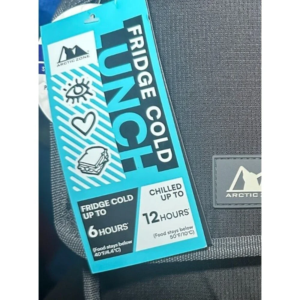 Arctic‎ Zone Black Fridge Cold Lunch Travel Bag NWT